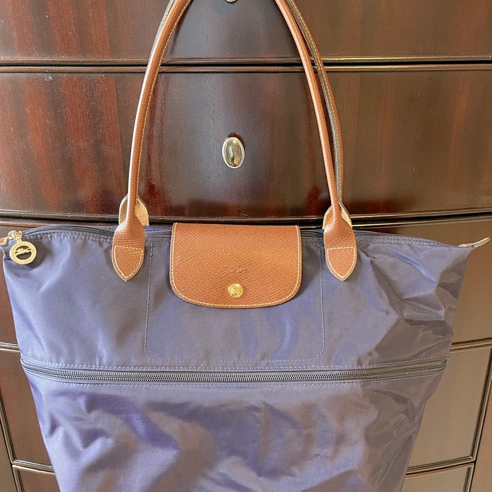 Longchamp Medium Le Pliage tote - NAVY